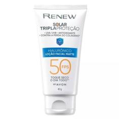 Imagem de Protetor Solar Facial Avon Renew 50Fps Rosto Anti-Idade Mate