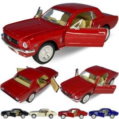 Imagem de Carrinho De Ferro Miniatura Mustang 1964 Metal Abre A Porta - Europio