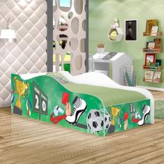 Imagem de Mini Cama Fun Partida De Futebol Infantil Com Colchão