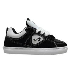 Imagem de Tênis Tesla Fusion Denis Silva Preto Branco Skatista-Masculino