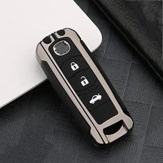 Imagem de Porta-chaves do carro Capa Smart Zinc Alloy, apto para mazda 2 3 5 6 gh gj cx3 cx5 cx9 cx-5 cx 2020, Porta-chaves do carro ABS Smart Car Key Fob