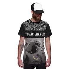 Imagem de Camiseta Masculina Tupac Shakur 2pac Swag Rapper