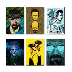 Imagem de Quadro Decorativo Breaking Bad 6 Peças 30X20 Para Quarto M2