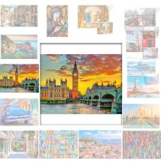 Imagem de Quebra-Cabeça 1000 Peças Diversos Temas Religioso Paisagem - Pais E Fi