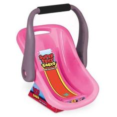 Imagem de Bebê Conforto Para Boneca Rosa - C/ Alça - Supertoys