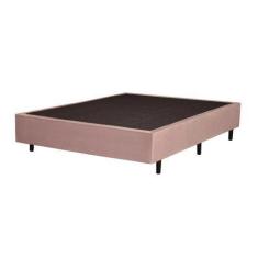 Imagem de Base Box Casal Suede Rosé - Imperium Do Sono