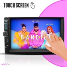 Imagem de Central Multimídia 2Din Automotivo MP5 Com tela de 7 Touch Screen Blue