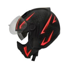 Imagem de Capacete De Moto Peels Com Oculos Aberto 58 óculos Fumê
