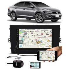 Imagem de Multimídia Vw Virtus E-Tech Bluetooth Espelhamento Android IOS Interfa
