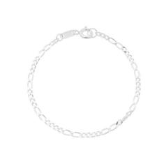 Imagem de Pulseira De Prata Pura Infantil Batizado Legitima 925 Fina - Glitz, In