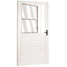 Imagem de Porta De Alum nio Social Branco Linha 25 - Dc Lado:direita;me