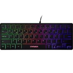 Imagem de Teclado Mini Sate AK-871 Rainbow USB PT - Satellite