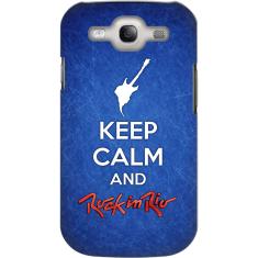 Imagem de Case Samsung Galaxy S3 Rock in Rio 2013 - Keep Calm Custom4U