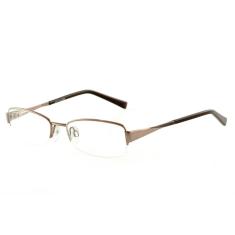 Imagem de Óculos de grau Atitude fio de nylon bronze com haste marrom café para mulheres