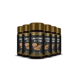 Imagem de 6X Lecitina De Soja Hf Suplementos 60 Caps