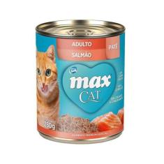 Imagem de Ração Úmida Max Cat Para Gatos Adultos Sabor Salmão 280G - 1 Unidade -