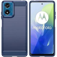 Imagem de Capa Capinha Fibra D Carbono Para Moto G34 Case Anti Impacto - Danet