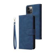 Imagem de Capa de telefone carteira de couro para iPhone 15 Pro Max 14 13 Mini 12 11 XS XR X SE 2022 8 7 6 6s Plus Flip Card Slot Holder Cover, azul, para iPhone 13 Pro