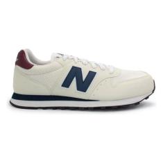 Imagem de Tênis New Balance 500V2 Bege Claro E Marinho Masculino