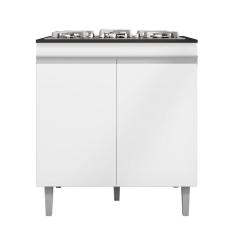 Imagem de Balcão Para Cooktop Andréia 2 Portas Branco Ajl