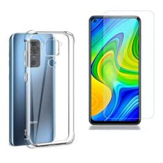 Imagem de Capinha Anti Impacto Anti Shock Xiaomi Redmi Note 9 Bordas Reforçadas + Película Vidro