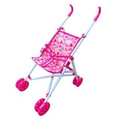 Imagem de Carrinho para Boneca Passeio Divertido Guarda Chuva DM Toys