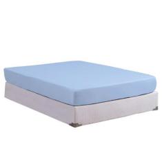Imagem de Lençol Cama Box Solteiro Avulso Com Elástico 100% Algodão Percal 200 F