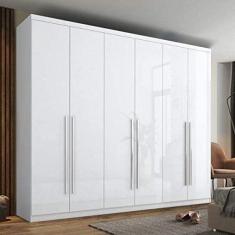 Imagem de Guarda Roupa 6 Portas Valência Espresso Móveis Branco