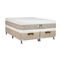 Imagem de Cama box (colchão + box)  Castor Silver Star Air Double Face Queen 1,5