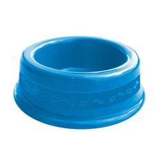 Imagem de Comedouro Plástica N.1, 350ml Azul Furacão Pet para Cães