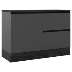 Imagem de Balcão De Cozinha 120cm Etna Grafite - Poliman