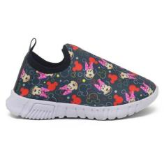 Imagem de Tênis Infantil Escolar Calce Facil Leve Confortável Preto - Annabê Cal