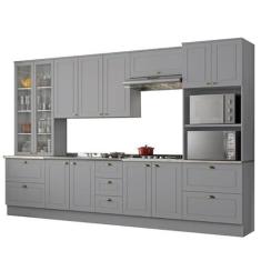 Imagem de Cozinha Modulada Americana 16 Cinza - Henn
