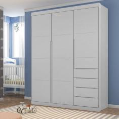Imagem de Guarda-roupa P rola Phoenix Baby Cinza