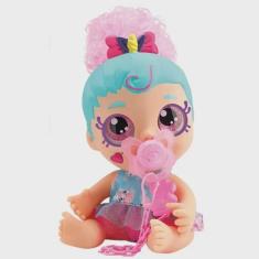 Imagem de Boneca Diver Surprise baby Mama e Chora Cabelo Azul Divertoys 8235