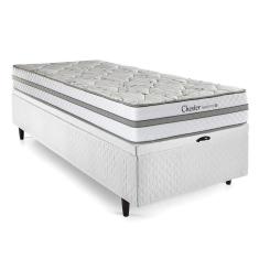 Imagem de Cama Box Baú Solteiro Herval Chester, Molas Maxspring, 70x88x188 cm
