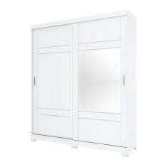 Imagem de Guarda-Roupa Casal Com Espelho Turin Flex 2 Pt 3 Gv Branco - Henn