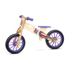 Imagem de Bicicleta De Equilíbrio De Madeira Coloridinha BiciQuétinha
