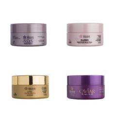 Imagem de Cronograma Capilar Master Super + Ouro + Caviar + Sos 300ml - Dyusar