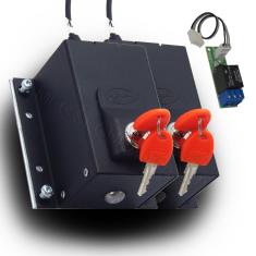 Imagem de Kit 2 Trava Eletromagnética Ppa Dog Steel Custom C/ 1 Modulo