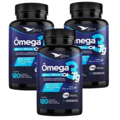 Imagem de 3X Ômega 3 Tg -1.100Mg-540Mg Epa-360Mg Dha- Global-120 Cáps