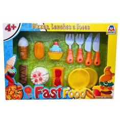 Imagem de Brinquedo Fast Food Infantil Doces 900-9 - Braskit