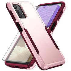 Imagem de Asuwish Capa de telefone para Samsung Galaxy A32 4G 6,4 polegadas com película protetora de tela de vidro temperado e acessórios de proteção de corpo inteiro híbrido fino A 32 32A S32 G4 SM-A325M/DS