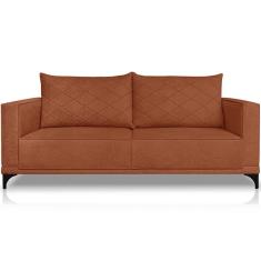 Imagem de Sofa Nori 2 Lugares Pes De Ferro 160cm Linho Boucle 3303 Ezz