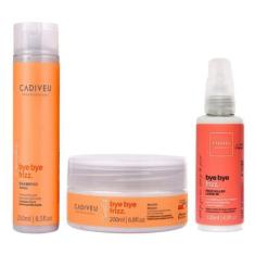 Imagem de Kit Cadiveu Bye Bye Frizz Sh250ml + Mask200ml + leaveIn120ml