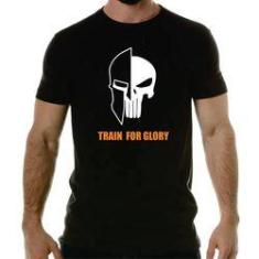 Imagem de Camiseta Academia Musculação Masculina Fitness Caveira Espartana Elite Two2 Create