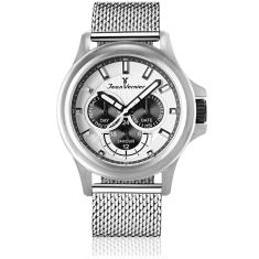 Imagem de Relógio Jean Vernier Vidro Cristal Mineral Masculino Moderno