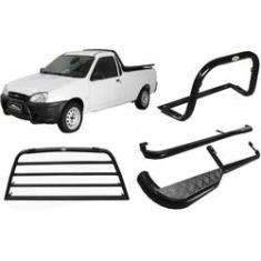 Imagem de Kit Quebra Mato+estribo+grade Vigia Courier 