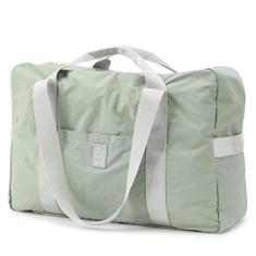 Imagem de VanFn Bolsa de viagem dobrável, bolsa esportiva de ginástica, bolsas de nylon à prova de chuva, bolsa de ombro esportiva, bolsas leves para mulheres e homens, bolsa de fim de semana ao ar livre, série P.Travel