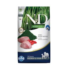 Imagem de Ração nd Spirulina Para Cães adultos Medium/Maxi Cordeiro 10,1Kg